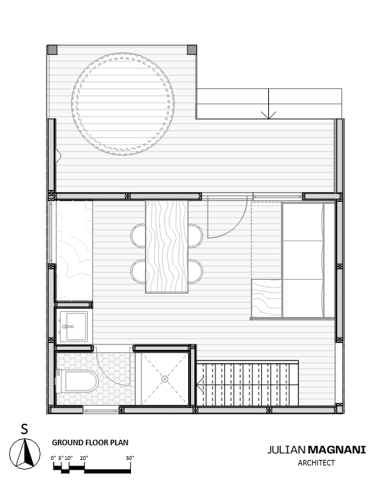Tiny Refuge oo1 / Julian Magnani 01.1 plano